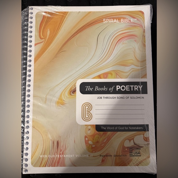 Other - The Books of Poetry Spiral Notebook